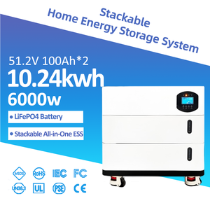 Batteria al Litio LiFePO4 51.2V 200Ah 10.24kWh Impilabile a Parete con Inverter Solare Ibrido BMS RS485 per Accumulo Energetico Domestico, Disponibile in Stock UE - Product Image 2