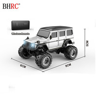 Mini-voiture télécommandée R64 à l'échelle 1/64, véhicule tout-terrain 4x4, rechargeable sans fil, voiture de loisir télécommandée de bureau
