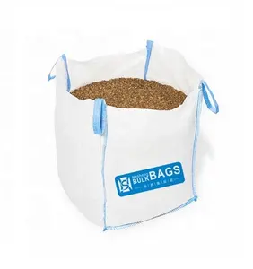 HESHENG OEM Hot bulk bag with discharge spout industrial dumpster bag grain sacks for Packaging Storage