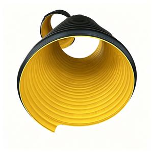Tubo a <span class=keywords><strong>Spirale</strong></span> Rinforzato con Striscia d'Acciaio HDPE per Drenaggio Fognario, Anticorrosione, Ecologico, Alta Pressione - Product Image 3