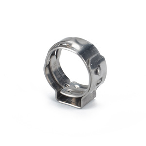 Abrazadera de manguera de acero inoxidable PEX 13.3 de una sola oreja para reparación y reemplazo de tuberías PEX - Product Image 2