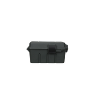 Mini boîte de rangement de munitions en plastique vert, vente en gros, étanche et antirouille