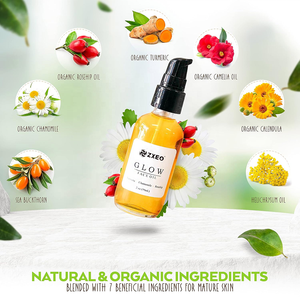 <span class=keywords><strong>Aceite</strong></span> Facial 100% Natural Premium Glow, <span class=keywords><strong>Aceite</strong></span> Facial de Marca Privada, <span class=keywords><strong>Aceite</strong></span> Esencial de Cúrcuma, Manzanilla y Rosa Mosqueta para el Cuidado de la Piel del Rostro y Cuerpo - Product Image 3