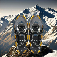 Raquettes à neige ultra-légères Talent S001 pour l'hiver, la randonnée en montagne, en alliage d'aluminium, avec crampons robustes pour la randonnée