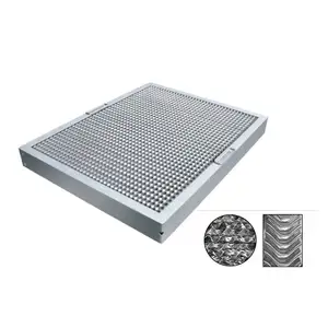 Filtros de grasa de campana de cocina de panal de aluminio metálico