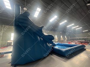 Combinaison gonflable commerciale de glissière d'eau de PVC grande conception de requin pour l'activité extérieure d'intérieur d'amusement d'enfants d'adultes - Product Image 6