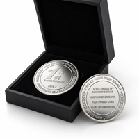 Pièces de monnaie commémoratives personnalisées de qualité supérieure en alliage de zinc plaqué or brillant avec logo 3D personnalisé pour les récompenses d'événements