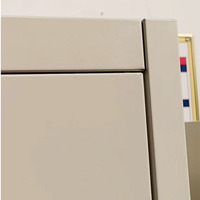 Armoire de rangement de fichiers de bureau moderne à deux portes, cinq étages, en acier réglable, en tôle laminée à froid galvanisée, pour la maison, le bureau, l'école