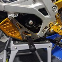 KYZ CNC 304SS Stunt Lock Foot Pegs Repose-pieds avant Kit de pièces de modernisation pour moto électrique tout-terrain Sur-Ron Light Bee X Off Road MX