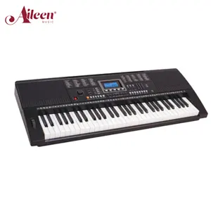 AileenMusic 61 키 USB 음악 볼륨 제어 피아노 스타일의 전기 키보드 (MK61878)
