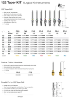 Kit chirurgical Osstem universel de haute qualité pièce à main dentaire équipement en acier inoxydable restauration d'implant boîte à outils conique