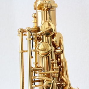 Instruments de musique de qualité supérieure, <span class=keywords><strong>saxophone</strong></span> <span class=keywords><strong>alto</strong></span> avec corps en bronze laqué clair et bouton en nacre - Product Image 3