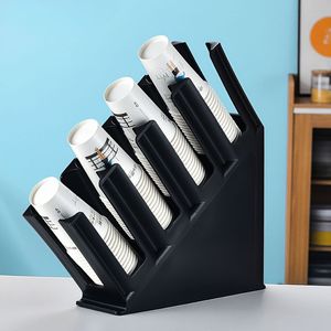 Support de rangement pour gobelets moulés par injection pour thé au lait et café, porte-gobelets, porte-gobelets en plastique pour gobelets à thé au lait, jetables - Product Image 1