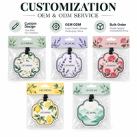 Désodorisant de voiture en papier au design moderne, personnalisable, avec différentes fragrances, évaporation naturelle et décoratif, en gros