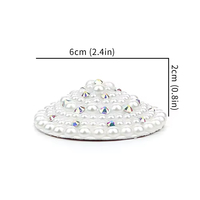 Cache-tétons personnalisés en gros d'usine 6*6 cm réutilisables avec strass, sexy, respirants, pour femmes, patchs de poitrine, couvre-tétons de plage