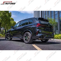 Untuk BMW X5 G05 19-23 ke X5M 24: Perakitan Bumper PP, Grille, Lampu Depan LED, Lampu Belakang, Diffuser, Tip Facelift Upgrade