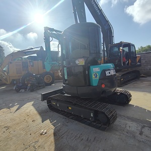 Excavatrice Kobelco SK40 de 4 tonnes avec godet de 0,2 m³ de capacité, excavatrice sur chenilles Kobelco SK60 d'occasion - Product Image 4