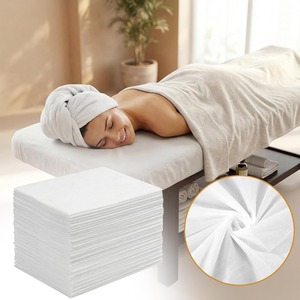 Funda Elástica Desechable para Camilla de Masaje, Tela No Tejida Transpirable, Fundas Desechables Ajustables para Camillas de Spa para Salón de Belleza - Product Image 6