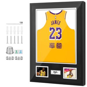 Marco de camiseta Marco de jersey con ranuras <span class=keywords><strong>para</strong></span> fotos Exhibición de fotos <span class=keywords><strong>para</strong></span> fútbol Baloncesto Jersey Marco de exhibición - Product Image 4