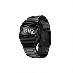 Reloj inteligente GPS de lujo para hombres, ropa de pulsera de acero inoxidable, impermeable, frecuencia cardíaca, calendario TFT para Fitness IOS, moda - Product Image 1
