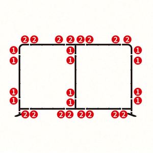 Telón de Fondo Plegable Estilo Retro para Fotos, Impresión Tipográfica, Banners de Papel Teñido, Decoración de Pared para Fiestas y Eventos - Product Image 2