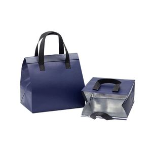 Custom Logo Printed Non-Woven Dinner Restaurant <b>Bbq</b> Hot Food Coffee Milk Tea Take Away Carrier Bag Insulated Cooling Bags - Product Image 1