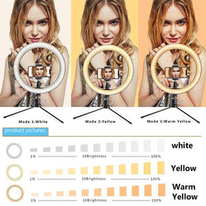 Anillo de luz avec tripied 12 18 24 pulgadas 22 pouces Profissional 360 rotación RGB selfie LED anillo de luz con soporte de trípode <span class=keywords><strong>para</strong></span> teléfono - Product Image 4