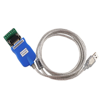 Cable convertidor AoShangMing USB a RS485/422 DB9 con carcasa de ABS para aplicaciones informáticas de PCB y HMI