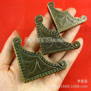 Chengyu K219 Three-Leaf <b>Corner</b> <b>Protector</b> Antique Bronze Cold-Rolled Steel DIY Craft Accessory - Product Image 4