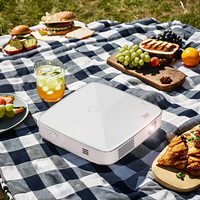 Mini projecteur de cinéma maison Android 13 intelligent S-60 4K vidéo double bande Wi-Fi batterie intégrée Portable 2G sans fil mise en miroir