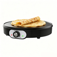 Crêpière réglable en température de 30 cm avec protection de sécurité