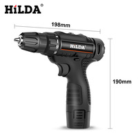 Perceuse sans fil Combo Drill Power Craft, outils portables sans fil, perceuse à ongles sans fil, batterie 12v chargée, perceuses électriques