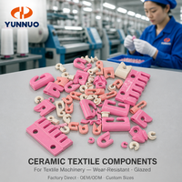 Ensemble de guides en céramique pour fil textile, guides en céramique assortis pour machine à filer et à tisser