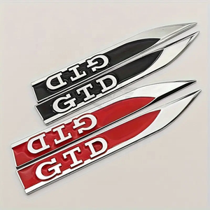 Autocollant de badge de pare-chocs de voiture en métal 3D, <span class=keywords><strong>logo</strong></span> GTD, emblème pour <span class=keywords><strong>Volkswagen</strong></span> VW Golf <span class=keywords><strong>4</strong></span> 5 6 7 MK4 MK5 MK6 MK7 GTD - Product Image 3