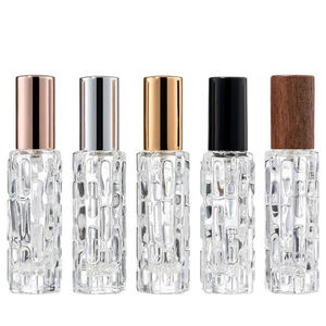 Flacon de parfum en verre haut de gamme de 10 ml en forme de courge amère, rechargeable avec bouchon métallique pour huile de parfum - Product Image 1