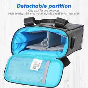 High Capacity Thermal Bag Cooler Bag Portable Camping Picnic Outdoor Traveling Accessory Universal Wine Bottle Insulated Bag - Product Image 4