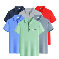 Polos Personalizados con Logotipo Bordado sin Perforaciones, de Secado Rápido, Transpirables, con Spandex, para Hombres y Mujeres, para Team Building, Golf, Almacén