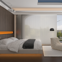 Maisons capsule Maisons préfabriquées Maison de luxe portable hôtel mobil-homes modernes préfabriqués