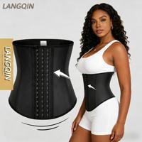 LANGQIN Corset colombien respirant pour femme, gaine amincissante avec contrôle du ventre, pour un ventre plat et une combustion des graisses