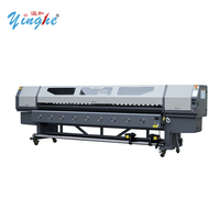 Imprimante éco-solvant automatique haute vitesse Yinghe 3,2 m, nouvelle K 512i, 4 têtes, 1200 DPI, 120 m/h, garantie 1 an pour bannières, flex, PVC, affiches