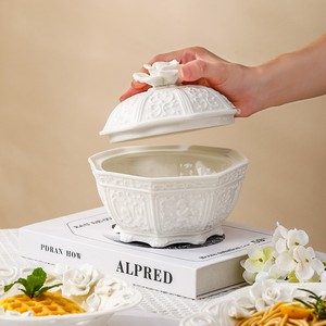 Ensemble vintage royal anglais en porcelaine pour tasse à thé <span class=keywords><strong>soucoupes</strong></span> 1 pièce vaisselle de haute qualité décoration maison assiette de fruits émail - Product Image 4