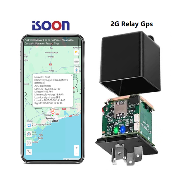 2g Rastreador Gps Tracker Relay Car Moto Vehicle Voiture Truck Tracking Device Motorcycle Relay Gps Tracker with Engine Shut Off