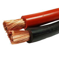 Großhandel Schweißbatteriekabel 1/0 2/0 4/0 Gauge AWG DC-Batteriekabel Blankes Kupfer-Elektrokabel
