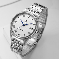 Nouvelle arrivée, montre mécanique de luxe pour homme, aiguilles, cadran en verre, acier inoxydable, mouvement automatique, marque SEIKO, résistante à l'eau