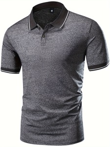 T-shirt da Golf Estiva alla Moda con Colletto e Maniche Corte per <span class=keywords><strong>Uomo</strong></span> e Camicia POLO Casual Business - Product Image 3