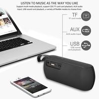 Altavoz Bluetooth Portátil, Altavoz Inalámbrico Tipo Columna, Mini Sistema de Sonido, Boombox Estéreo 3D con TF, FM y Aux