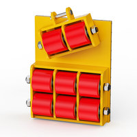 Rouleaux de transport 6 tonnes 8 12 15 18 tonnes patins à charge lourde 180 degrés orientable réservoir patin Transport fret chariot prix