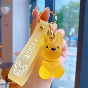 3D Creative Cute <b>Dog</b> Shape Key Chain <b>Keyring</b> Pendant Transparent Clear Crystal <b>Dog</b> Keychain - Product Image 6
