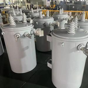 Transformador de Potencia Monofásico de 25 kVA, Entrada 220V/240V, Salida 440V/11KV, Diseño de Columna sobre Cilindro, Material de Aluminio y Cobre, 50 Hz - Product Image 4
