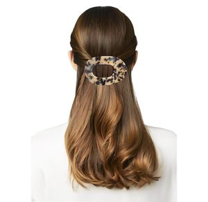 Pince à cheveux personnalisée en acétate en forme de nuage pour fille, pince requin colorée élégante, pinces à cheveux semi-circulaires rondes, vente en gros - Product Image 4